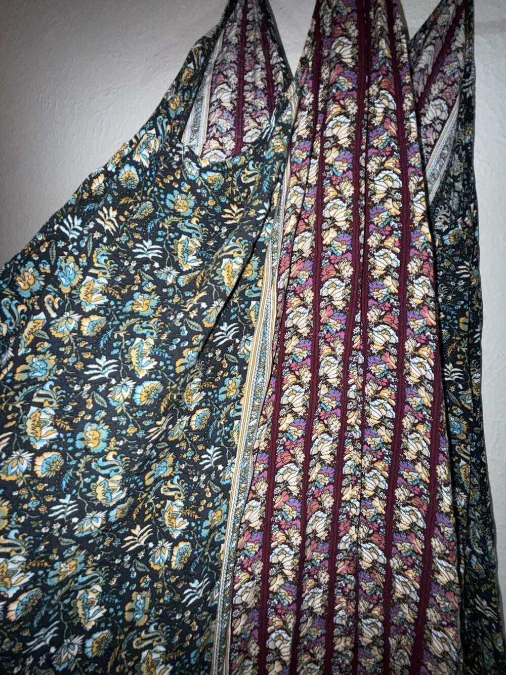 Kori America Boho Floral Print Strappy Maxi Dress with High-Low Hem - Picture 6 of 6